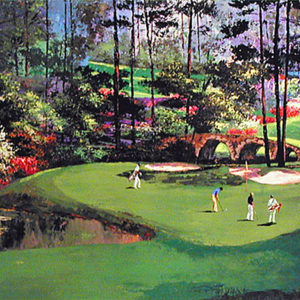 AUGUSTA #11 by Mark King is a beautiful unsigned offset lithograph with an image size 20" X 31" plus margins.