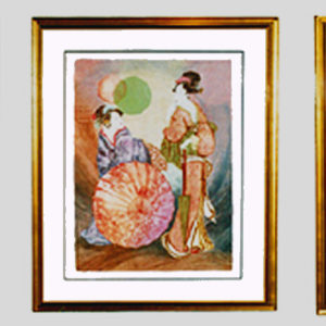 MORNING, MIDDAY & EVENING by Mikulas Kravjansky are intaglio etchings published in 1984 in an edition sizes of 100. The size of the images are 30″ X 22”.