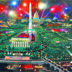 WASHINGTON CELEBRATION by Alexander Chen is a serigraph . The image size is 17 1/2″ X 25″ plus margins. The size of the edition is 2000.