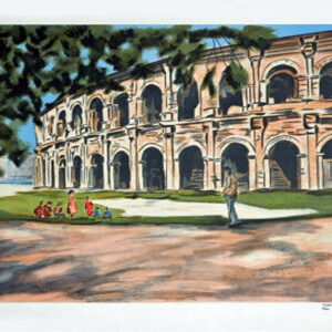 COLOSSEUM by Victor Zarou is a lithograph with an image size of 243 X 183 plus margins. The size of the edition is 250. Pencil signed and numbered.
