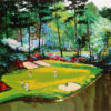 AUGUSTA GLORY by Mark King is an offset lithograph with an image size of 31" X 38" plus full margins. This print is not signed or numbered.