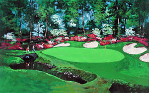 AZALEA HOLE by Mark King is a beautiful serigraph with an image size of 31″ X 45″ plus full margins inane edition of 295. The year of publication was 1983.