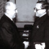 Chemiakin with President Gorbachov