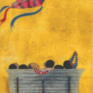 KITE by Boulanger is an original etching from suite Juliette II by Graciela Rodo Boulanger. The image size is 24" X 16 1/2”. The edition number is 123/150.