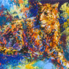 LEOPARD by Mark King is a serigraph with an image size of 30" X 40" plus full margins. The edition size is 325 and the year of publication was 1978.