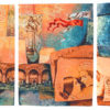ROMEO & JULIET by Mikulas Kravjansky is an intaglio triptych that was published in an edition of only 95.  The size of each panel is 30″ X 22″.
