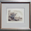 THE OMVAL by Amand-Durand is an engraving (After Rembrandt). The size of the image is 7“ X 9“. This print is beautifully framed in a quality frame for which there is no charge for the frame except the cost of shipping.