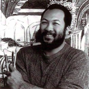 SONGBIRD by Adrian Wong Shue is a serigraph with an image of 32” X 45” (81 cm X 107cm) plus full margins. The year of publication was 1990 and the editions size 300