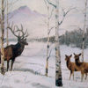 FIRST SNOW by Les Kouba is an Elk print published in an edition of 1800. The image size is 8″ X 12″ plus full margins.