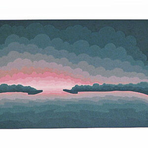 OUT TO SEA by Roy Ahlgren is a serigraph with an image size of 8” X 12” published in an edition of only 100. It is pencil signed and numbered by the artist.