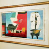 Sonata for a Bird is a framed aquatint by Max Papart